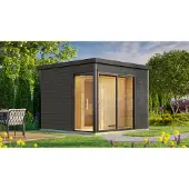 Weka Design-Saunahaus SH 412, G.grau, K x B x T x H x 300 x 300 x 0
