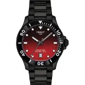 Tissot T1204103342100 Unisex Taucheruhr Seastar 1000 Schwarz/Rot