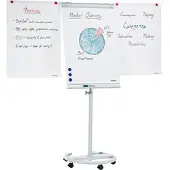 Franken Flipchart »Professional Mobil F2400/O« silber, 220 cm