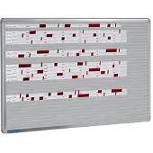 Eichner Stecktafel 9080-00138, Visiplan Set, 1 Modul a 31 Schlitze, 100 x 58cm inkl. Zubehörset