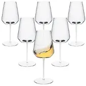Rona Weinglas mundgeblasen Wine Santorini 390 ml ungeeicht 6 Stück transparent, 21.7 cm