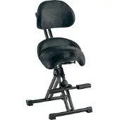 MeyChair Stehhilfe Futura Pro AF-SR XXL 100 % Polyester, schwarz, bis zu 250kg belastbar