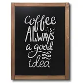 Showdown Displays JD NATURA Kreidetafel Klassisch hellbraun 60x80