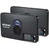 Amaran Pano 60c 2-Light Kit, Holzkohle (EU-Version)