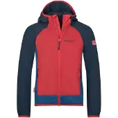 TROLLKIDS Fleecejacke "Seiland" in Dunkelblau/ Rot - 122