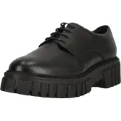 Clarks Schnürschuhe Page Walk mit angesagter Statement-Sohle 1216 Black Leather 37