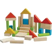 PlanToys Holzspielzeug Bunte 40er Blöcke