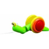 PlanToys Holzspielzeug Nachziehbare Schnecke