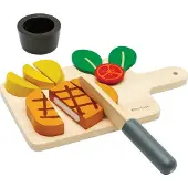 PlanToys Holzspielzeug Steak-Set