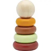 PlanToys Stapelringturm Modern Rustic