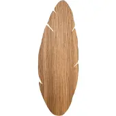 Licht-Erlebnisse Wandlampe Metall Holz 69 cm hoch Schwarz Natur G9 4-flammig