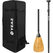 Yeaz SUP-Paddel "Rucksack & Carbon-Bambus Paddel KIT BAMBOO", schwarz, Paddel, SUP-Paddel