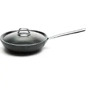 Excelsa Wok mit Deckel Five Stars Aluminium 49,5x29x14 cm Schwarz