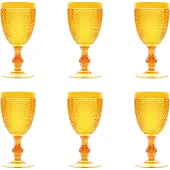 Excelsa set von 6 gläser Diamond kunststoff 39 cl gelb