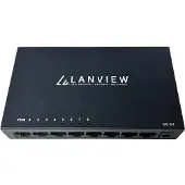 Lanview LVN-DESK-8PORT-1G, Unmanaged, Gigabit Ethernet (10/100/1000)