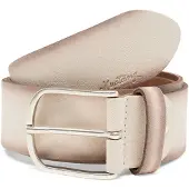 Mustang Gürtel aus Velourleder in Beige-100