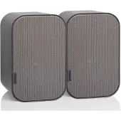 Artsound UNI20, 2er-Set Passivlautsprecher, 2-Wege-HiFi-Lautsprecher, 10-40 Watt, Wandhalterung mit Kugelgelenk, geeignet für Räume bis 20 m² wie Flur, Küche, WC, Farbe: grau