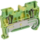 Schneider Electric NSYTRR22PE Linergy-TR, Schutzleiterklemme, mit Zugfederanschluss,für Leiterquerschnitt 2,5mm2,mit 2 Anschlüsse,in Farbe Gelb-Grün - 50 Stück