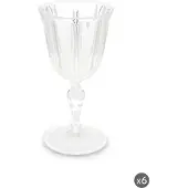 Excelsa Set Von 6 Gläser Country Plastik 25 Cl Transparent