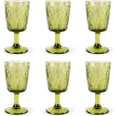 Excelsa set von 6 gläser Leaf glas 30 cl grün