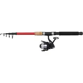 Dam Fighter Pro Tele Spin 240 10-50 6SEC Angelrolle 30FD Angelset Combo