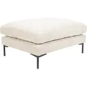 Zuiver Summer Ottoman Stahl/Stoff Creme
