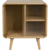 Zuiver Rise Beistelltisch Holz/Glas