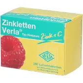 Verla Zinkletten Himbeere Lutschtabletten 200 St