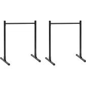 vidaXL Dip Station 2 stk. Schwarz 55 x 90 x 104.5 cm