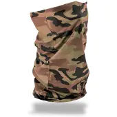 Zan Headgear Neck Warmer Baselayer Woodland Camo Halswärmer