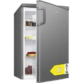 Bomann Kühlschrank ohne Gefrierfach | | 85cm | leise | 3 Ablagen | Türanschlag wechselbar | 133L | Kühlschrank klein | VS 2195.1 inox