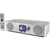 Soundmaster ICD2060SI, Internet, DAB+, FM, UKW, 15 W, MP3, 7,11 cm (2.8"), Schwarz, Metallisch