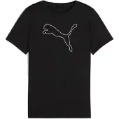 Puma T-Shirt "TAD ESS CAT LOGO TEE G" mit Rundhalsausschnitt, kurzärmelig, sportlich