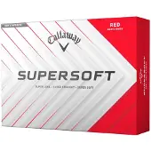 Callaway Golfbälle Supersoft Matt - 12er Pack , rot