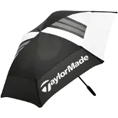 TaylorMade Golfschirm Double Canopy, schwarz/weiss
