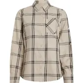 MCKINLEY Damen Langarmshirt Elise W MELANGE/BLACK