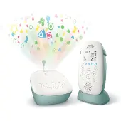 Philips AVENT 100 % privates, störungsfreies DECT-Babyphone, 330 m, Digital, 50 m, 330 m, Grün, Weiß, LCD