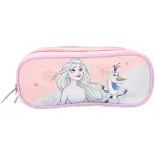 Disney Frozen Frozen II Stiftemäppchen – Rosa Schlampermäppchen mit zwei Fächern
