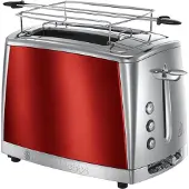 Russell Hobbs - Luna 2 Slice Toaster - Solar Red