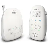 Philips AVENT Audiophones SCD713/26 DECT-Babyphone Advanced, 330 m, 50 m, 330 m, Grau, Weiß, LCD, AC, Batterie