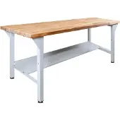 ADB Werkbank PROFI 2000 lichtgrau 200,0 x 75,0 x 85,0 cm