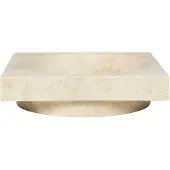 Ferm Living - Hew Low Centrepiece Gericht Travertine