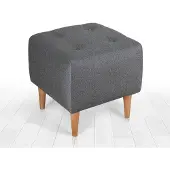 Hannah Home , Tomp- FLF1225, Grau, Klassische Sitzsäcke, 50% Baumwolle / 50% Samt