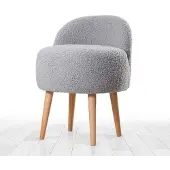 Hannah Home , Rufmee- FLF1152, Grau, Klassische Sitzsäcke, 100% Fauxpelz