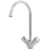 Stiebel Eltron Temperierarmatur WUT-K für offene Warmwasserspeicher/Boiler, Küche, silber, 205615