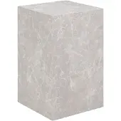 House Nordic Prag Couchtisch Marmor-Effekt, beige, 30x30x50 cm