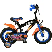 Volare Hot Wheels Kinderfahrrad - Jungen - 12 Zoll - Schwarz Orange Blau