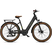Sachsenrad E-SUV ATB All Terrain E-Bikes C5 Centro mit Diebstahlsicherung, CityBike Mittelmotor mit tiefem Einstieg und Alarmanlage, StVZO