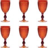 Excelsa Set Von 6 Gläser Diamond plastica 39 cl Orange
