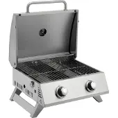 Tepro Tischgasgrill Chicago, 2-Brenner, Grillfläche: 47,5 x 35 cm